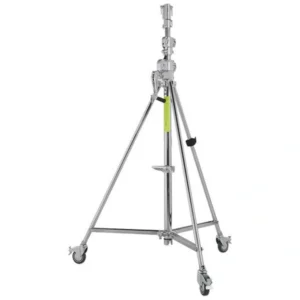 Avenger Wind-Up 39 Stand with Braked Wheels (Chrome-plated, 12')